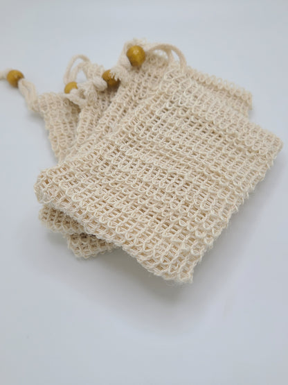 Natural Fiber Soap Saver Bag