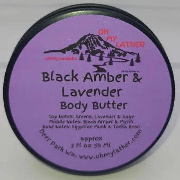 Black Amber & Lavender Body Butter