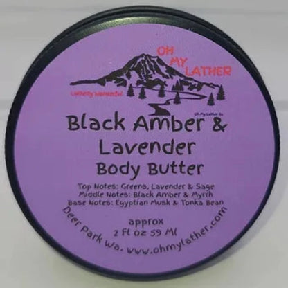 Black Amber & Lavender Body Butter