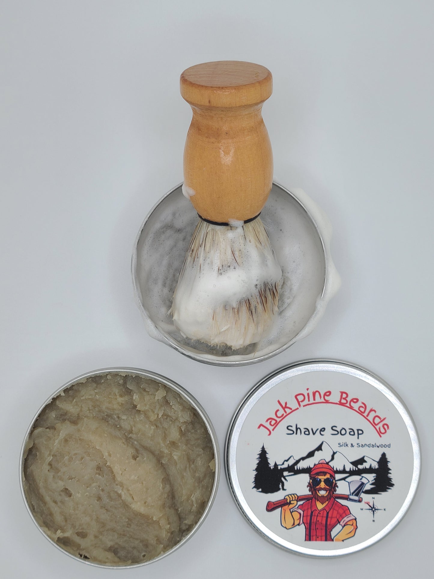 Silk & Sandalwood Shave Soap