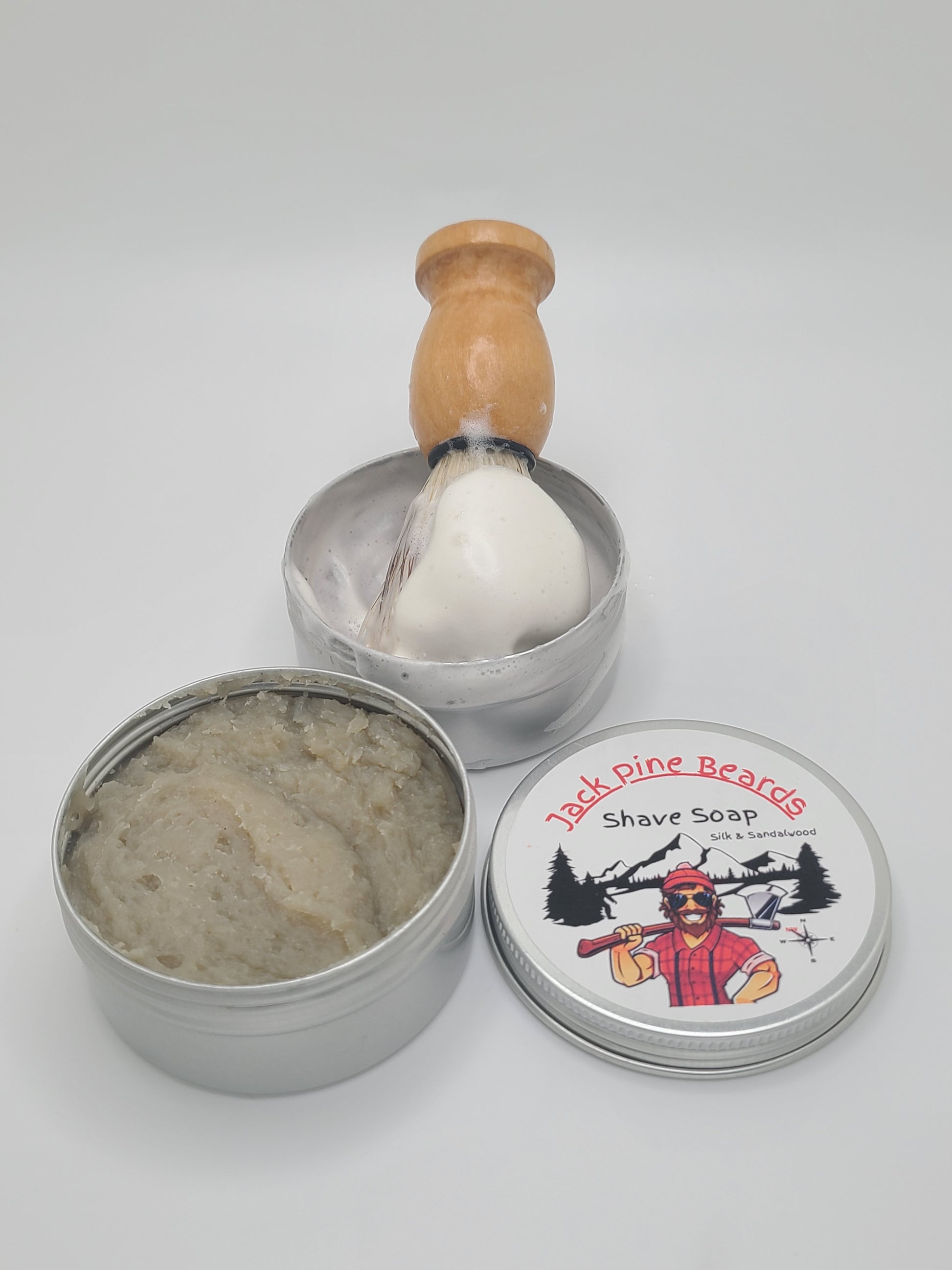 Silk & Sandalwood Shave Soap