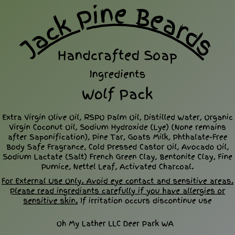 Wolf Pack Pine Tar Soap