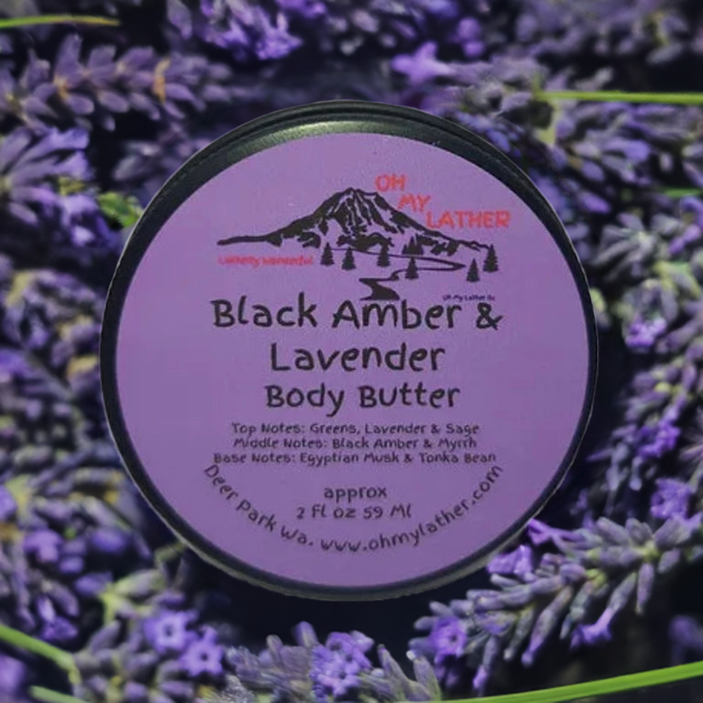 Black Amber & Lavender Premium Body Butter